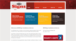 Desktop Screenshot of bmbsign.com